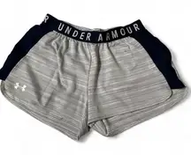 Under Armour Women's Athletic Shorts in Gray and Navy