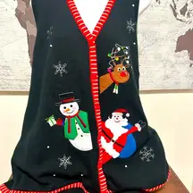 Holiday Time Plus Size Christmas Vest Women’s 3x