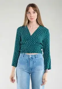 Rolla`s Delilah Dandelion Blouse in Ivy size S