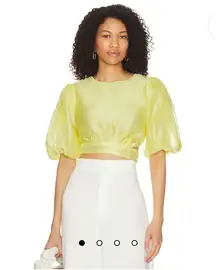 Enya Organza Top in Sunshine NWT