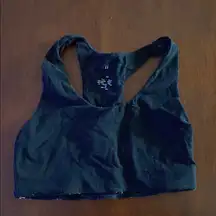 It Black Racerback Sports Bra