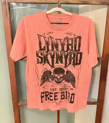 Lynyrd Skynyrd Pink Short Sleeve Band Graphic Tee