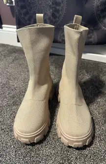 Tan boots