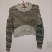 Urban outfitters size XS cropped Cozy and soft multi color sweater