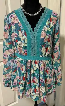 Matilda Jane Kookaburra Floral Peasant Shirt