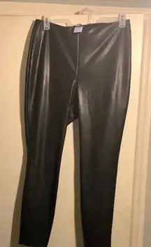 Express Black Faux‎ Leather Pants