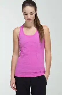 Lululemon Swiftly Racers Back Tank Top Pink Size 8