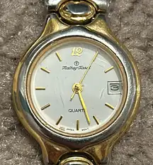 Mathey Tissot women’s vintage two tone‎ bracelet watch one size