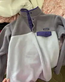 Purple Patagonia Synchilla Pullover