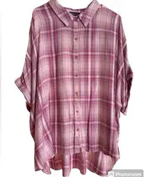 Gloria Vanderbilt Women’s Casual Plaid Top