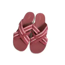 Clarks  Cloud Steppers Sandals Size 10 Pink White Strappy Comfort Shoes