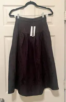 NWT WhoWhatWear Drop Waist Midi Skirt