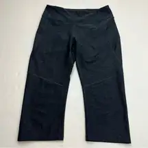 Outdoor Voices Grey‎ Gray Cropped Capri Leggings Womens Medium Stretch Athletic