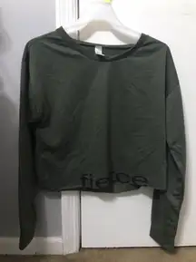 Long Sleeve Crop Top