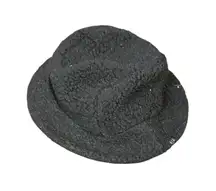 Lululemon Women's Hat Textured Fleece Bucket Adjustable Black S/M