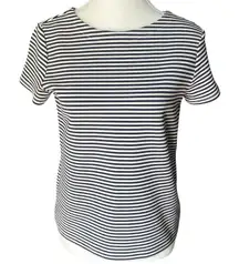 Theory Striped Tee Shirt Top Crew Neck Short Sleeve Casual Everyday‎ Nautical