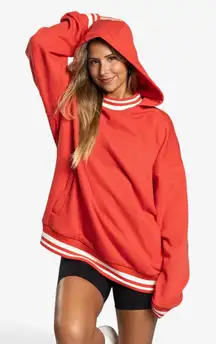 P'tula Oversized Varsity Hoodie Size M