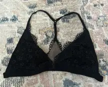 Victoria’s Secret body by Victoria front clasp lace bra black size medium