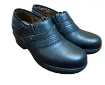 Ariat Women's Steel Toe Work Clogs Size 8C Slip Oil Resistant‎ Black