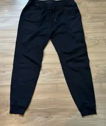 Abercrombie and fitch black jogger sweats size medium