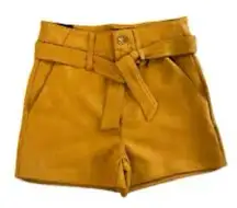 Suede Shorts