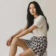 J.Jill FIT Skort Mini Geometric Print Small Women’s