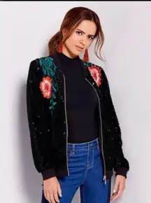 Gianni bini women’s large Monroe knit jacket‎