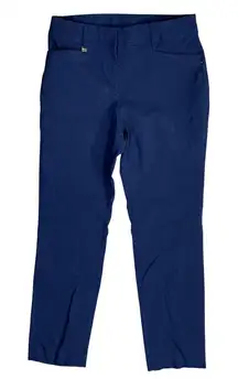 JM Collection Pants Slacks Trouser Size 10 Navy Blue Career Office