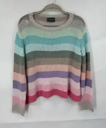 Wooden ships Flower Market‎ Sweater Women S Colorful Preppy Minimalist Feminine