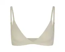 Skims Fits Everybody Triangle Bralette Talc Size Small