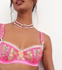 For Love and Lemons Electric Fields Brapink side XXS