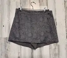 Haute Monde snake print skirt shorts size large