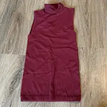 Intimately Free People Maroon Sleeveless Top Size XS/S
