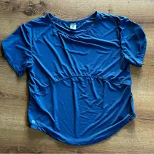 Senita Athletics Light Navy Race Ready Tee Size Small