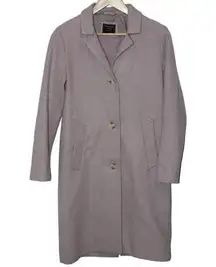 Womens Abercrombie & Fitch Purple Long Sleeve Pea Coat Long Winter Jacket Sz XS