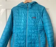 Patagonia  blue down puffer jacket