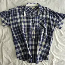 Burberry Brit Check Print Top XL