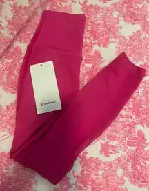 Lululemon Align Leggings 25" hot pink