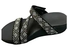 Skechers Women's Arch Fit Retrogrades Diamond Babe Slide Sandals Size 8