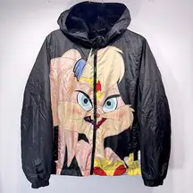 Members Only Looney Tunes Space Jams Hooded Jacket Lola Rabbit A New Legacy XL