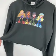 Y2K Bratz Graphic Cropped Hoodie Sz Small