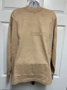 s Fear If God Sand Crewneck Long Sleeve T-Shirt