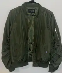 Army Green Bomber Jacket