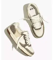 Madewell Court Sneakers in Spotted Calf Hair. Size 6