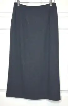 Le Suit Petite Pencil Skirt Dark Gray Career Work Office Size 10P