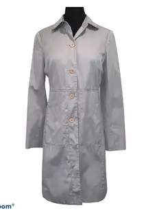 BCBGMaxAzria Gray Trench Coat Peacoat size Medium