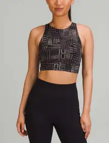 NWOT Luxtreme Energy High-Neck Longline Bra *Medium Support,Ombre Multi