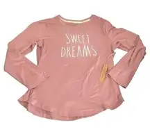 RAE DUNN SWEET DREAMS PINK LONG SLEEVE SLEEP SHIRT L