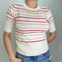 Short sleeved sweater