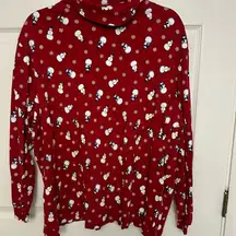 Snowman turtleneck plus size 24/26z bright red